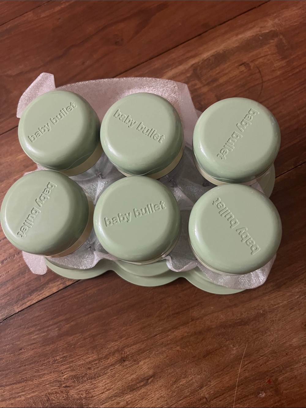 Baby Bullet 6-Piece Food Storage Jar Set in Sage Green - Picture 2 of 6
